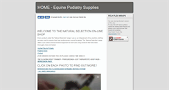 Desktop Screenshot of lindsaydaep-equinepodiatrysupplies.co.uk